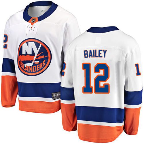 Kinder New York Islanders Eishockey Trikot Josh Bailey #12 Breakaway Weiß Fanatics Branded Auswärts